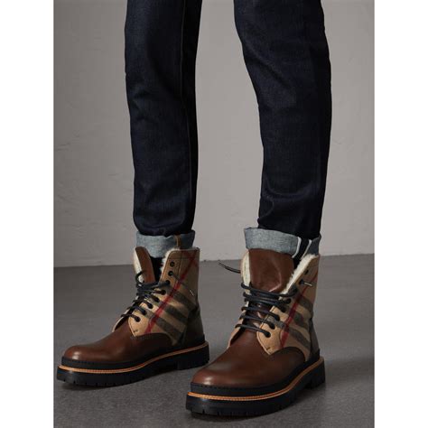 herren burberry schuhe|Burberry boots for men.